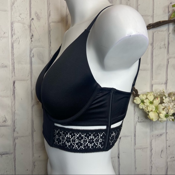 VICTORIA’S SECRET Very Sexy Long Line Plunge 32DD - Picture 4 of 14